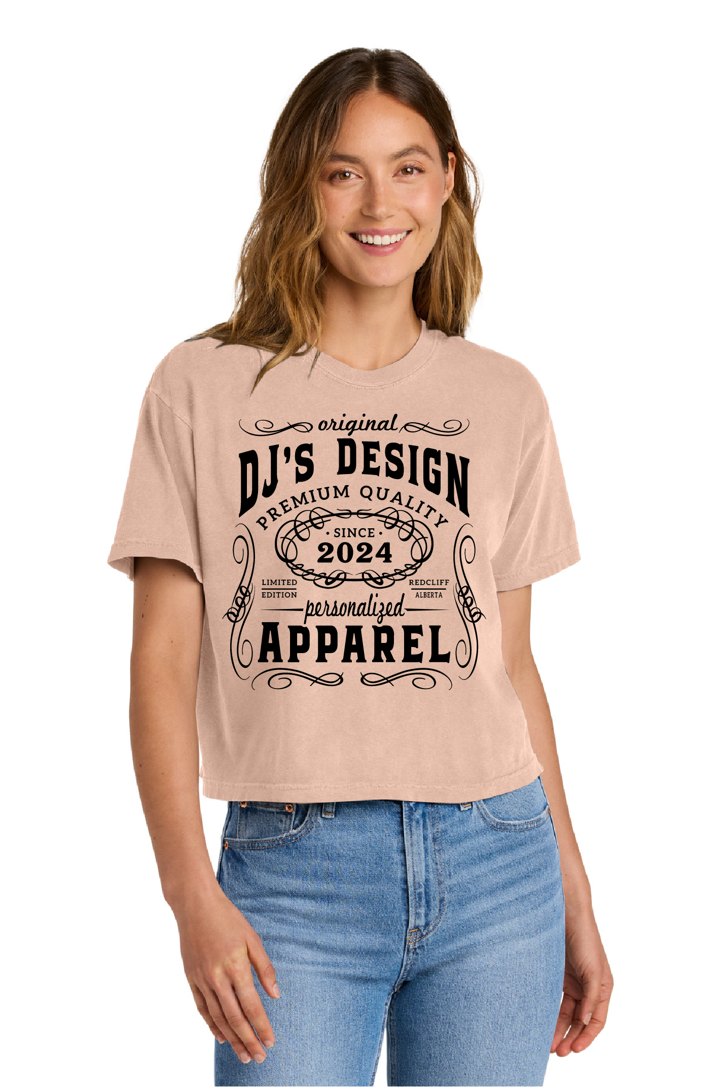 DJ's Design Premium Quality Cropped T-shirt image 4