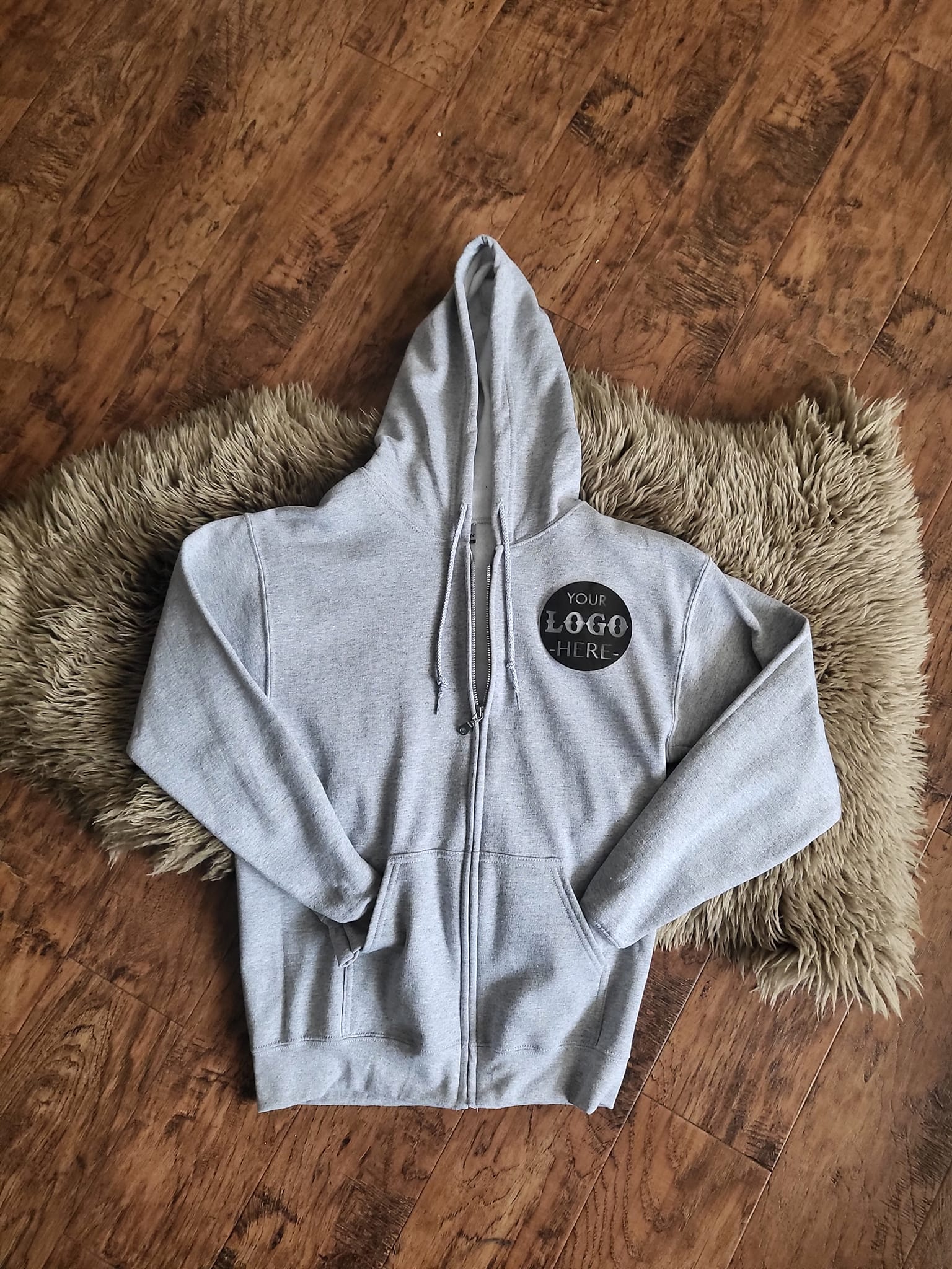 Full-Zippered Hoodie image 0