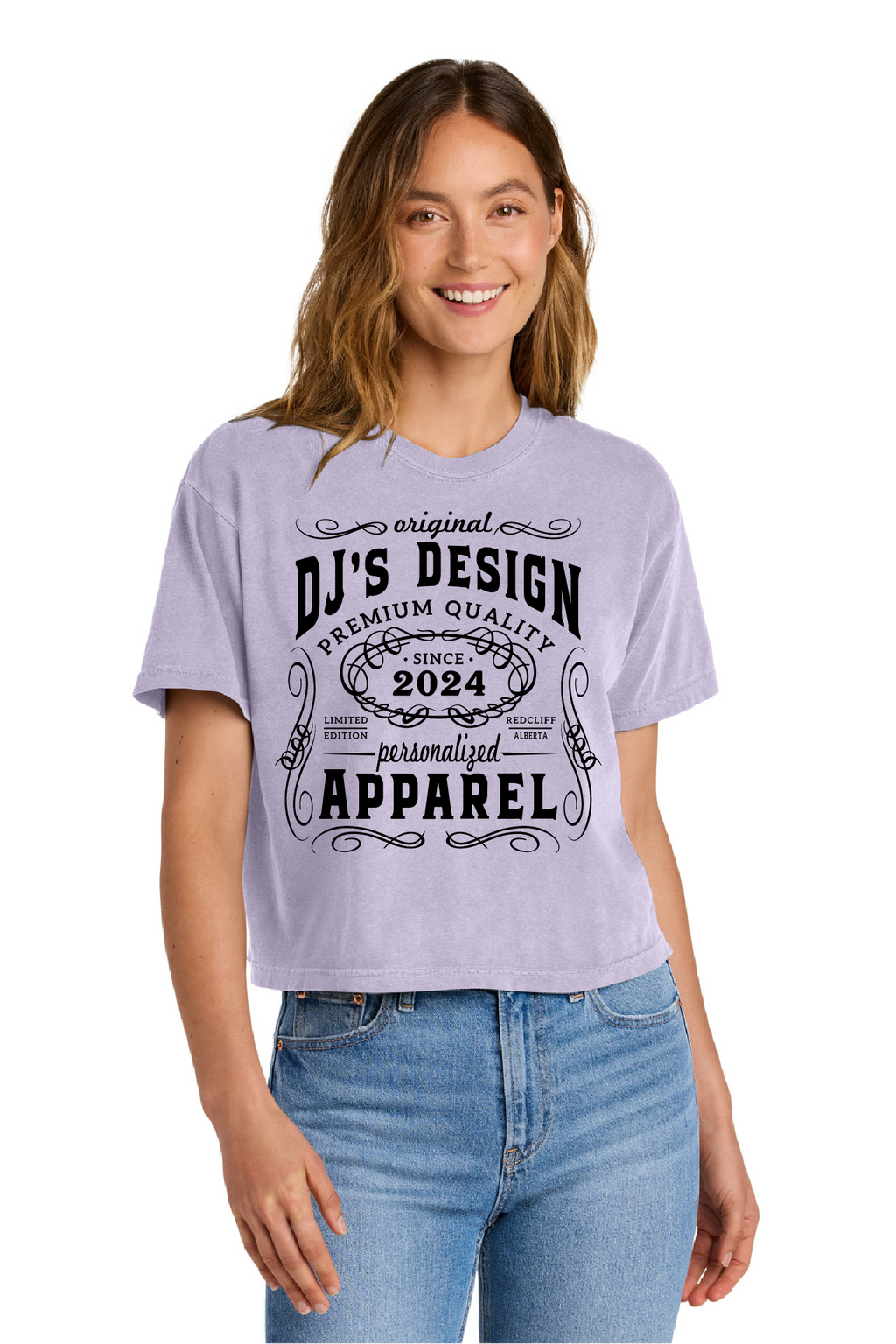 DJ's Design Premium Quality Cropped T-shirt image 3