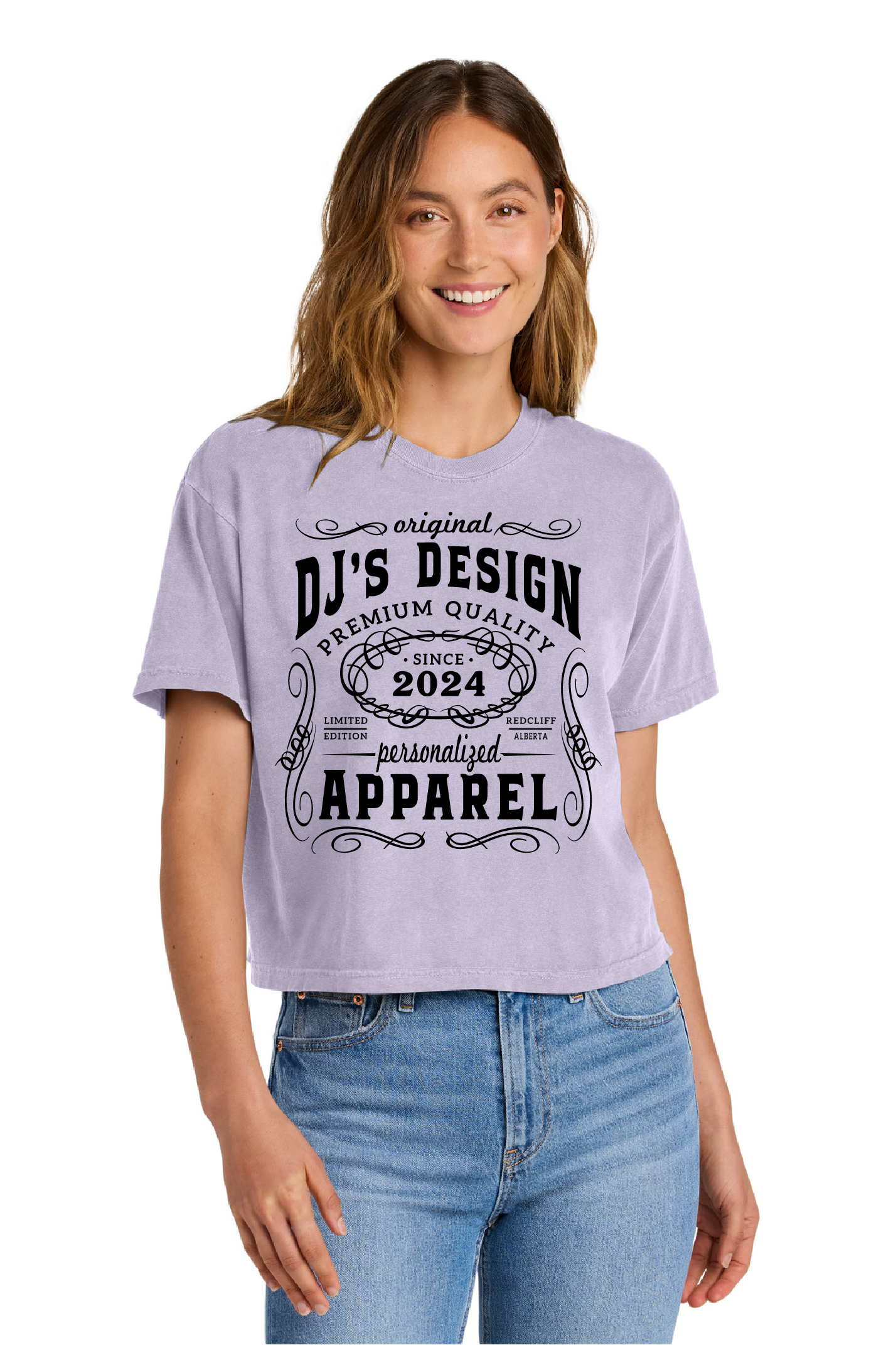 DJ's Design Premium Quality Cropped T-shirt image 3