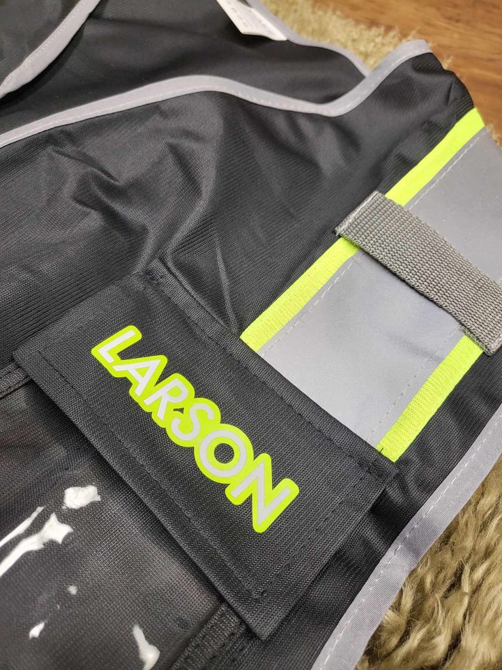 Personalized Safety Vest - Black image 2