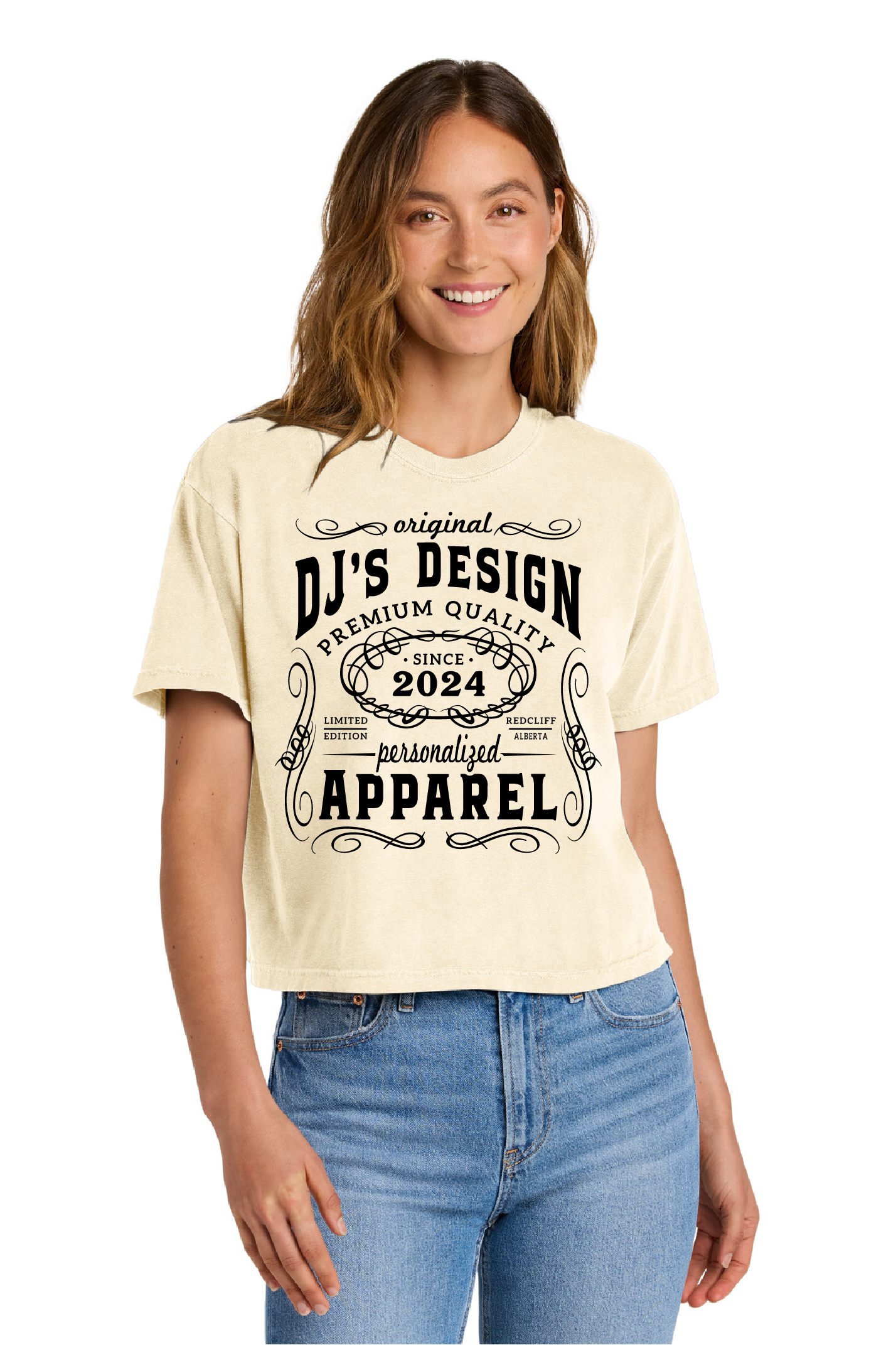 DJ's Design Premium Quality Cropped T-shirt image 2