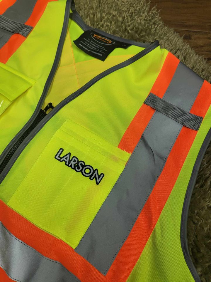 Personalized Safety Vest - Yellow image 2